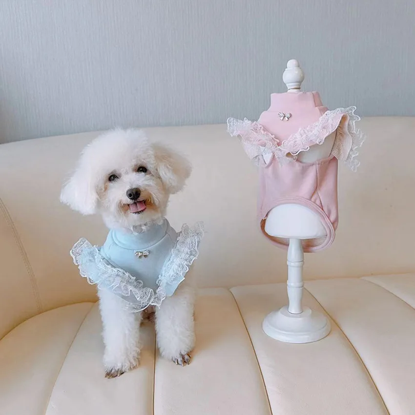 Pet Clothing Autumn and Winter - Lace Teddy Lingerie 评论和价格