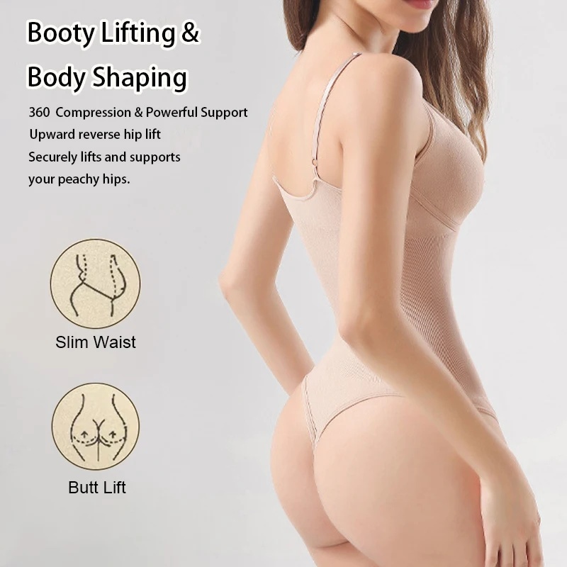 Women's Backless Bodysuit Shap - Seamless Underwear Women 评论和价格